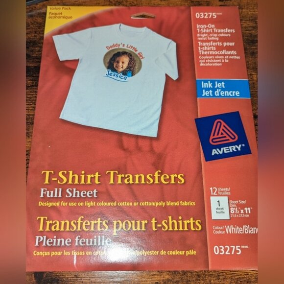 T-Shirt Transfers Full Sheet (7 Sheets Remaining) - Picture 3 of 4